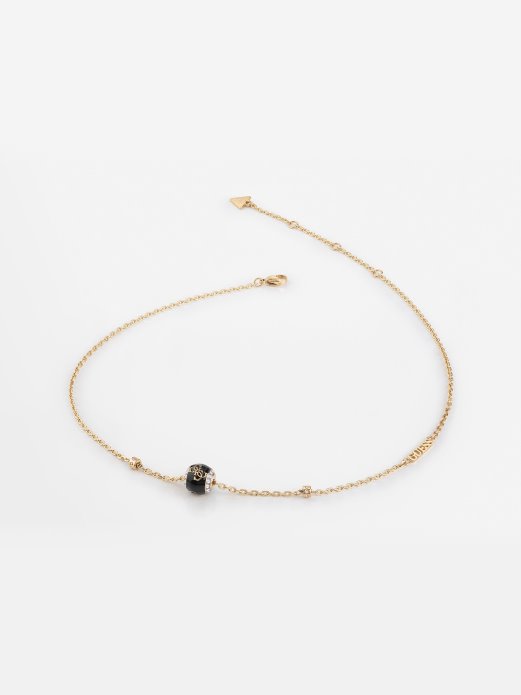 4g-loop-ogrlica Guess Shopping Crna Multi