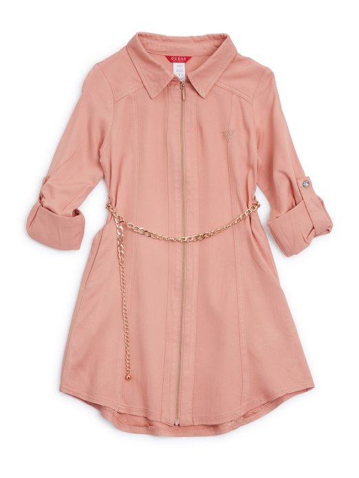 Abelina Košulja Haljina (7-14) Guess Shopping Svijetloružičasta