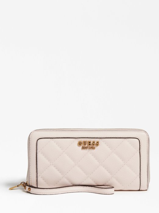 Abey Quilted Wallet Guess Shopping White
