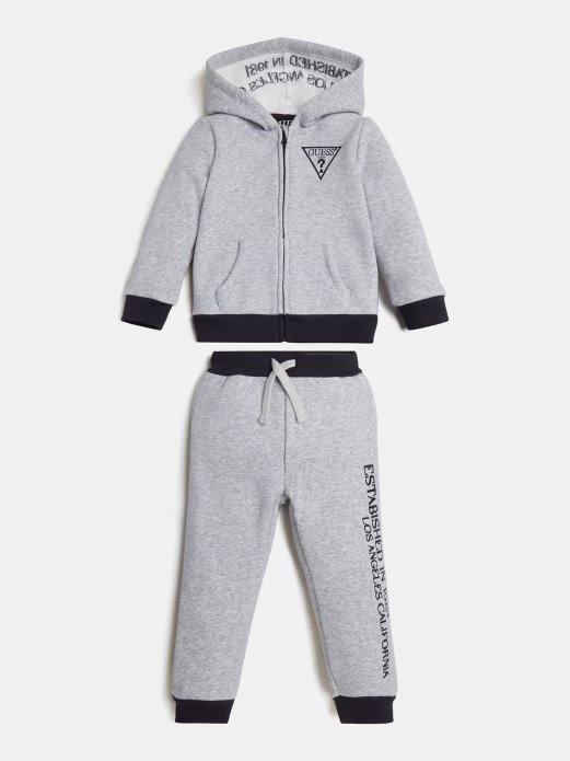 Active Sweatshirt I Komplet Hlača Guess Shopping Siva Multi