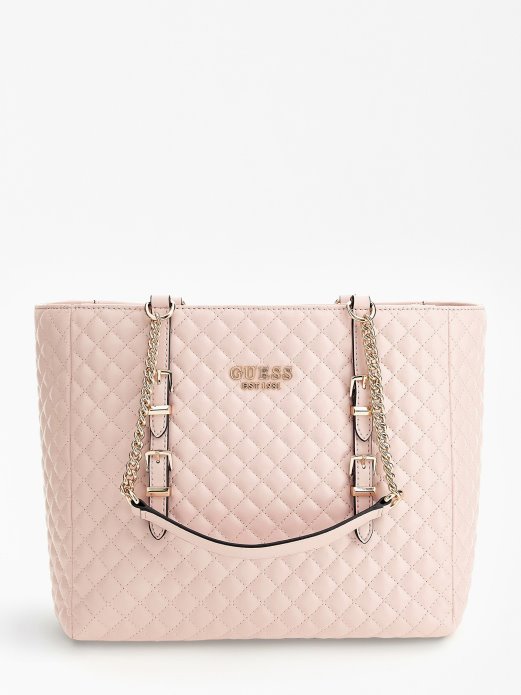 Adam Quilted Shopper Guess Shopping Pink