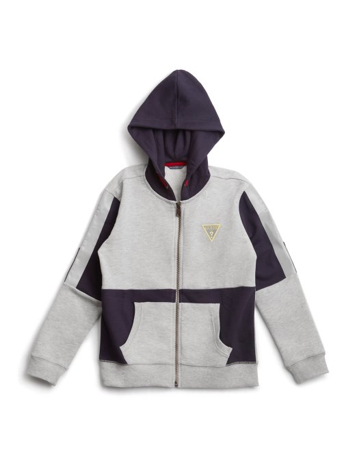 Aktivna Majica S Kapuljačom S Patentnim Zatvaračem Guess Shopping U Svijetlom Kamenom Stilu (7-14)