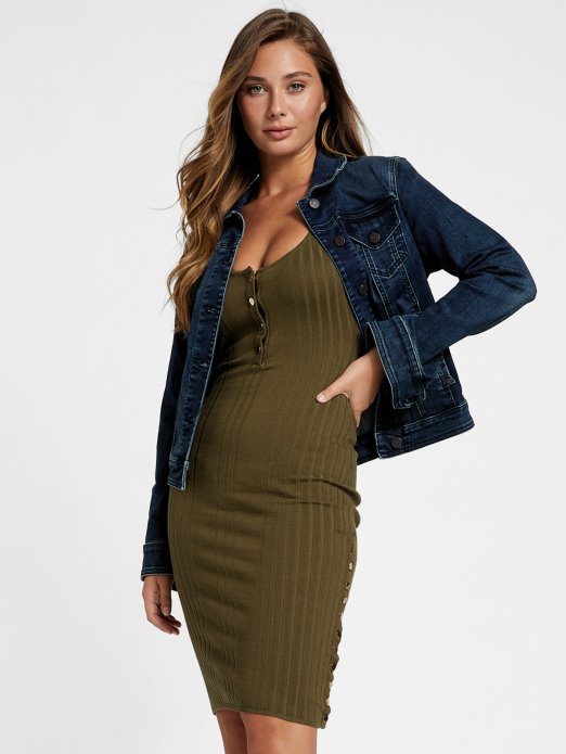 Alisana Traper Jakna Tamno Pranje Guess Shopping