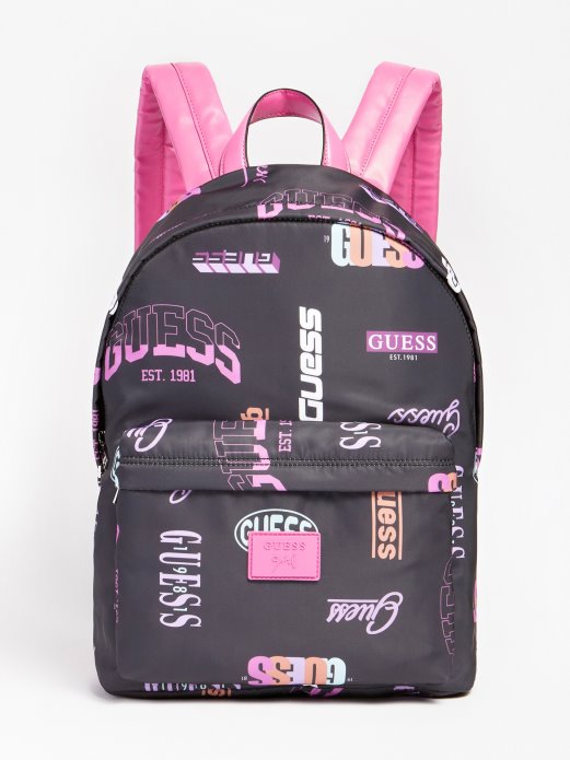 All Over Print Ruksak Guess Shopping Multi Pink
