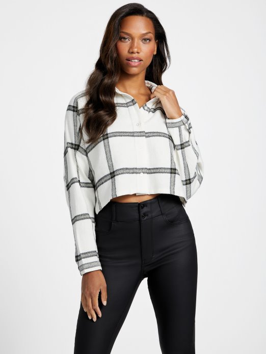 Allen Skraćena Košulja Karirano Guess Shopping