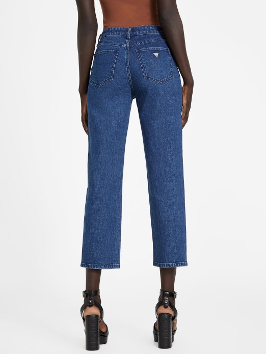 Amie Ravne Blistave Traperice Guess Shopping Tamno Pranje