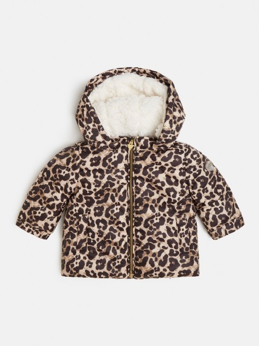 Animalier All Over Ispis Puffer Guess Shopping