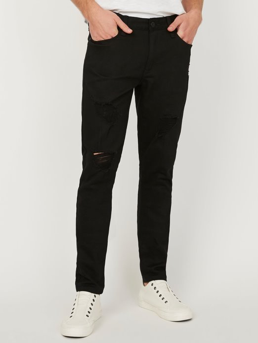 Avalon Moderne Uske Traperice Crne Guess Shopping