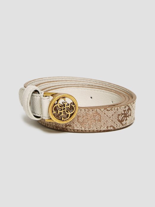 Aviana Skinny Belt Light Sandblast Guess Shopping