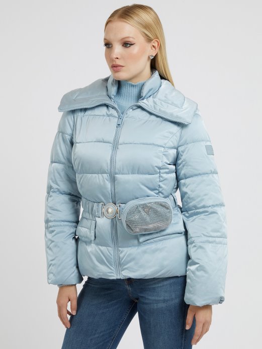Belted Puffer Plava Guess Shopping