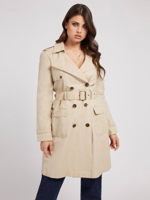 Belted Trench Guess Shopping Beige