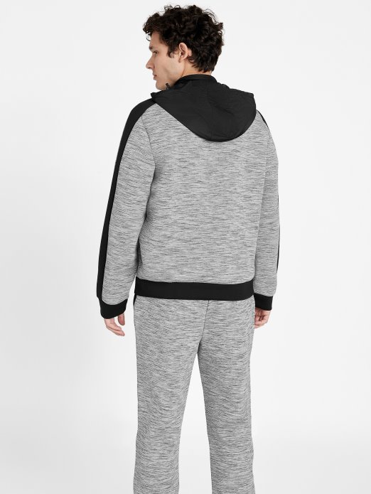 Benson Scuba Mock Ovratnik Jakna S Patentnim Zatvaračem Svijetlo Melange Siva Guess Shopping