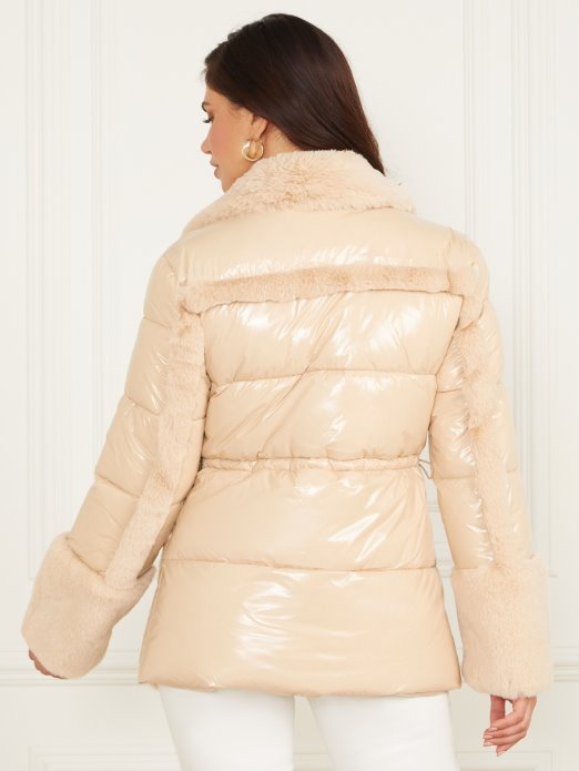 Bessie Pufer Kaput Neutralne Boje Bjelokosti Guess Shopping