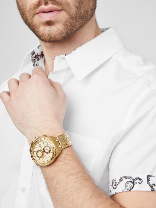 Bez Zlatne Boje Višenamjenski Sat Guess Shopping