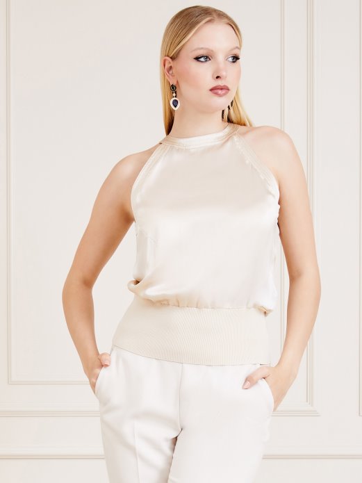 Bež Guess Shopping Marciano Svileni Gornji Dio Džempera