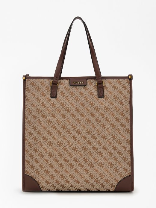 Bež Guess Shopping Retro 4g Torba S Logotipom