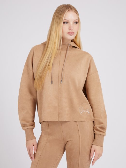 Bež Majica Od Umjetne Antilop Kože Guess Shopping