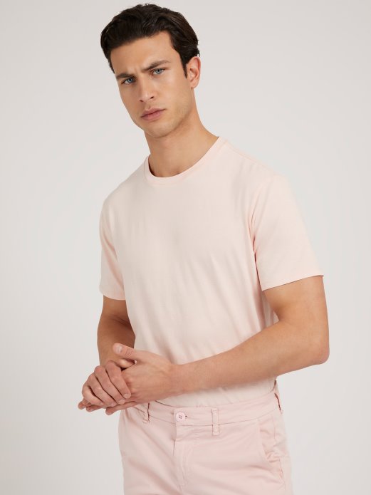 Bež Majica S Okruglim Izrezom Guess Shopping