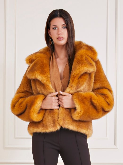 Bež Marciano Jakna Od Umjetnog Krzna Guess Shopping