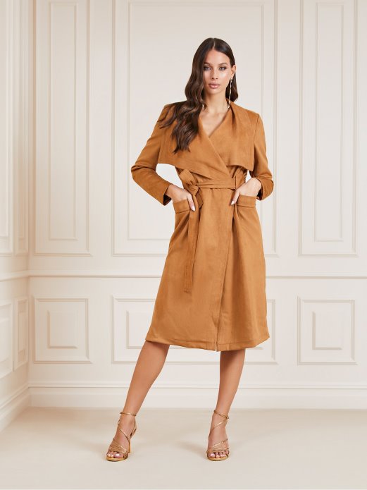 Bež Marciano Umjetna Antilop Trench Guess Shopping