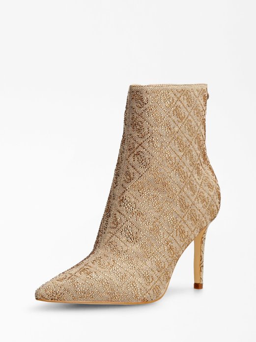 Bež čizme Za Gležnjeve Od Kamenčića Guess Shopping