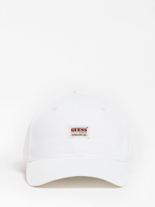 Bijela Guess Kapa Za Bejzbol S Logotipom S Prednje Strane Kupnje