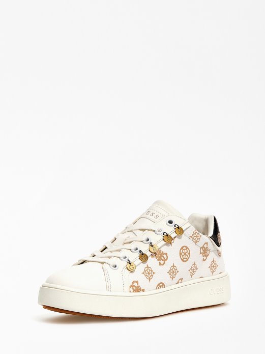 Bijela Guess Shopping Mely 4g Tenisica S Logotipom Božura