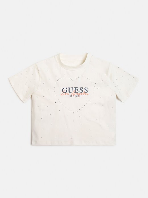 Bijela Guess Shopping Prednja Majica S Logom Nova