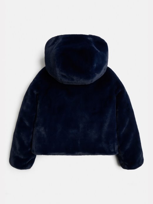 Bijela Guess Shopping Puferica Od Umjetnog Krzna