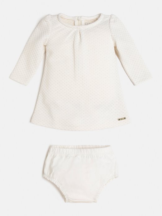 Bijela Lurex Jacquard Haljina I Komplet Gaćica Guess Shopping