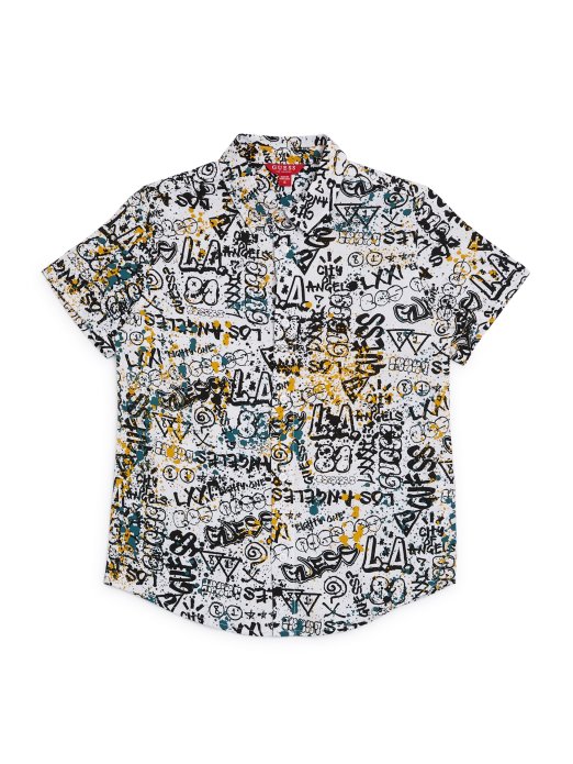 Bijela Majica S Printom Grafita Guess Shopping Bryce Logo (7-16)