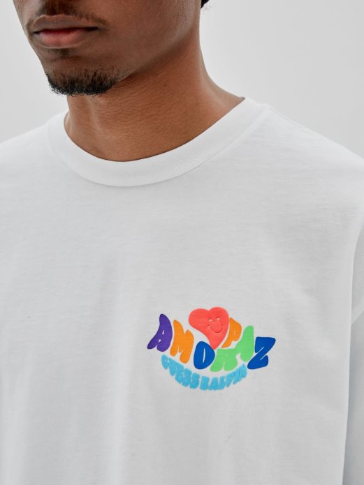 Bijela Majica S Printom Guess Shopping Back