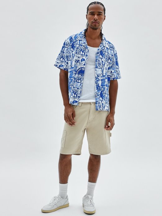 Bijela Multi Guess Majica S Printom Na Sve Strane