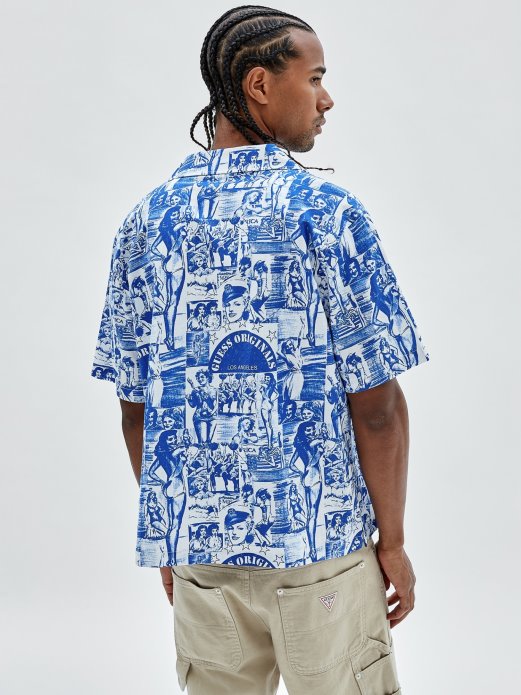 Bijela Multi Guess Majica S Printom Na Sve Strane