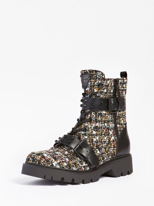 Bijela Multi Rodeta Borbena čizma Od Tvida Guess Shopping