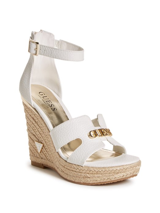 Bijele Jessi Espadrille Wedges Guess Shopping