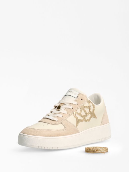 Bijele Sidny Tenisice Od Prave Kože Guess Shopping