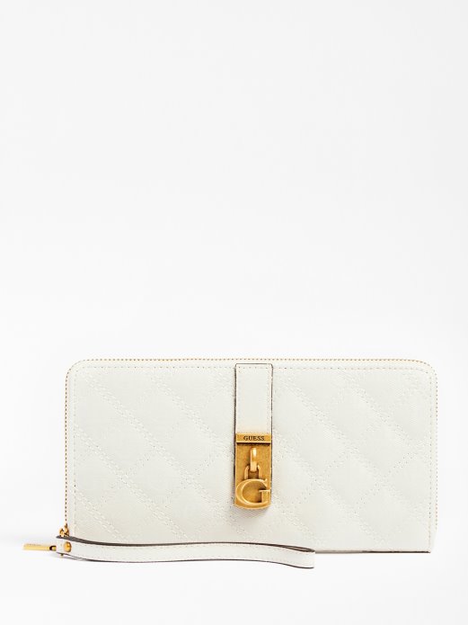 Bijeli Guess Shopping Gaia 4g Logo Novčanik