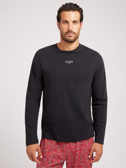 Bijeli Multi Guess Shopping Logo Print Pidžama Set