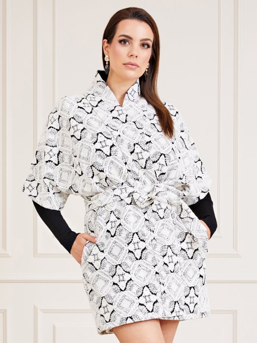 Bijeli Multi Marciano Po Cijelom Tisku Kimono Guess Shopping