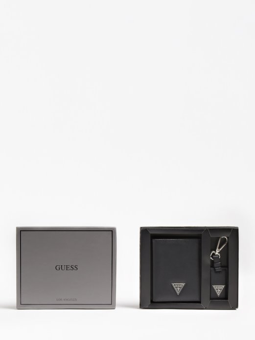Black Certosa Saffiano Box Set Guess Shopping
