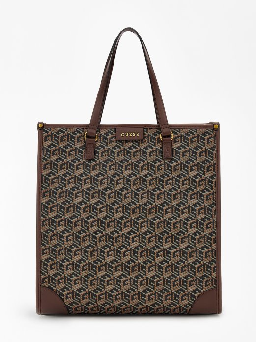 Black Ederlo G Cube Logo Bag Guess Shopping