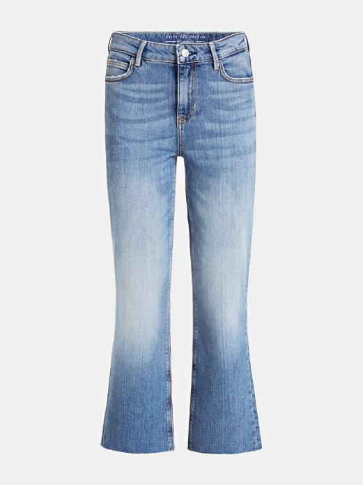 Blue Guess Shopping Flare Traper Hlače Novi Trend