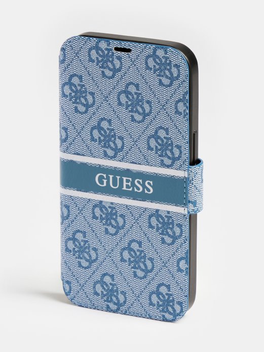 Blue Guess Shopping Iphone 13 Pro Book Type Cover
