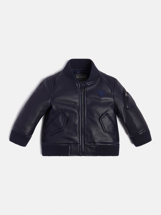 Bomber Od Umjetne Kože Guess Shopping Plava