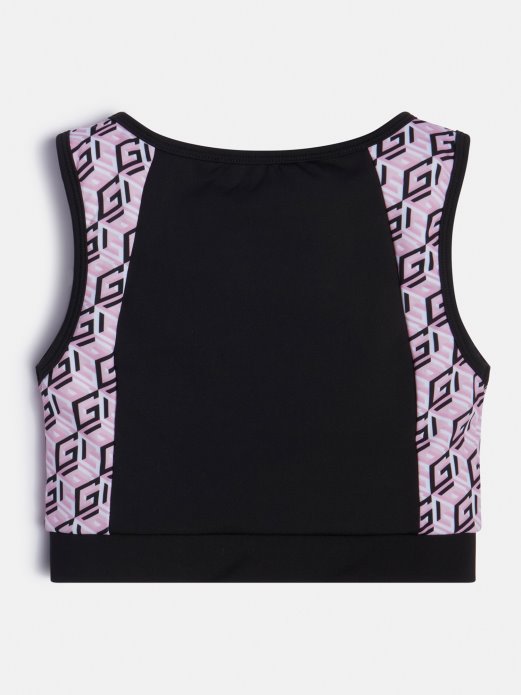 Bočni Logo Aktivni Grudnjak Crni Guess Shopping