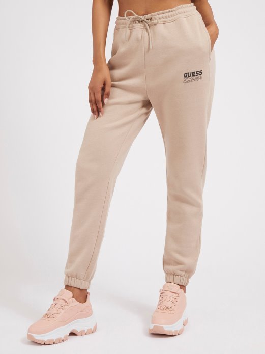 Bočni Logo Jogger Hlače Bež Guess Shopping