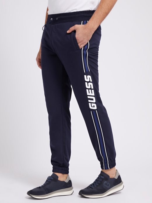 Bočni Logo Jogger Hlače Guess Shopping Plava