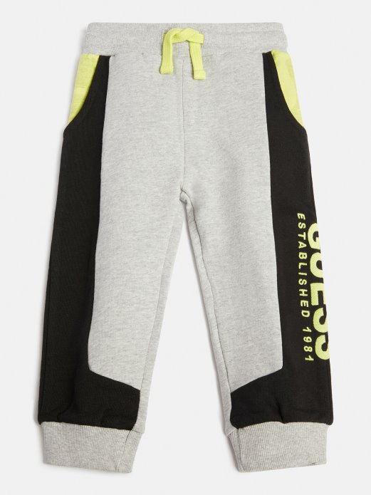 Bočni Logotip Aktivne Hlače Guess Shopping Sive Multi