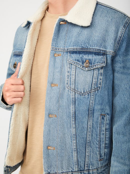 Braun šerpa Jakna Srednje Pranje Guess Shopping